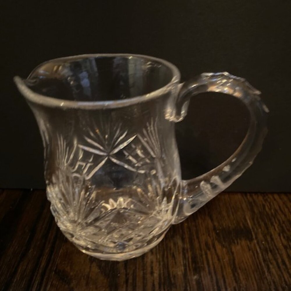Vintage Rogaska Crystal Creamer Pitcher Richmond 4" Signed No Chips or Cracks